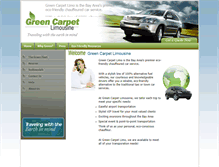 Tablet Screenshot of greencarpetlimo.com